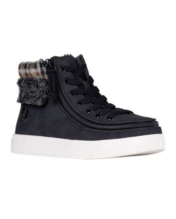 Billy Black Cuff Classic Lace High Shoes