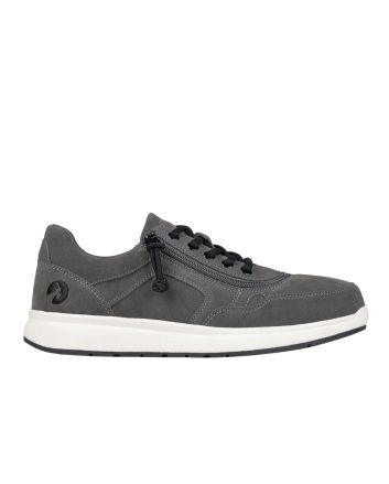 Billy Grey Suede Comfort Low Shoes