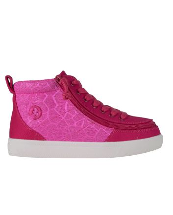 Billy Pink Print Classic D|R's High Top Shoes