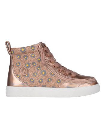 Billy Rose Gold Daisy Classic Lace High Tops Shoes