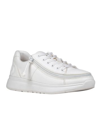 Billy White Classic Lace Low Shoes