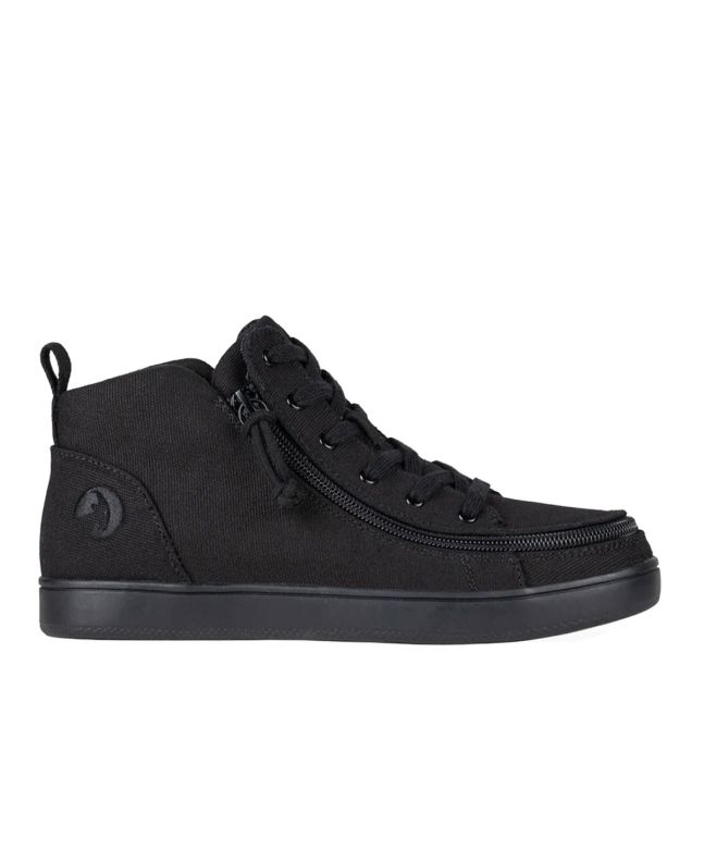 Billy Black To The Floor Sneaker Lace Mid Top Shoes