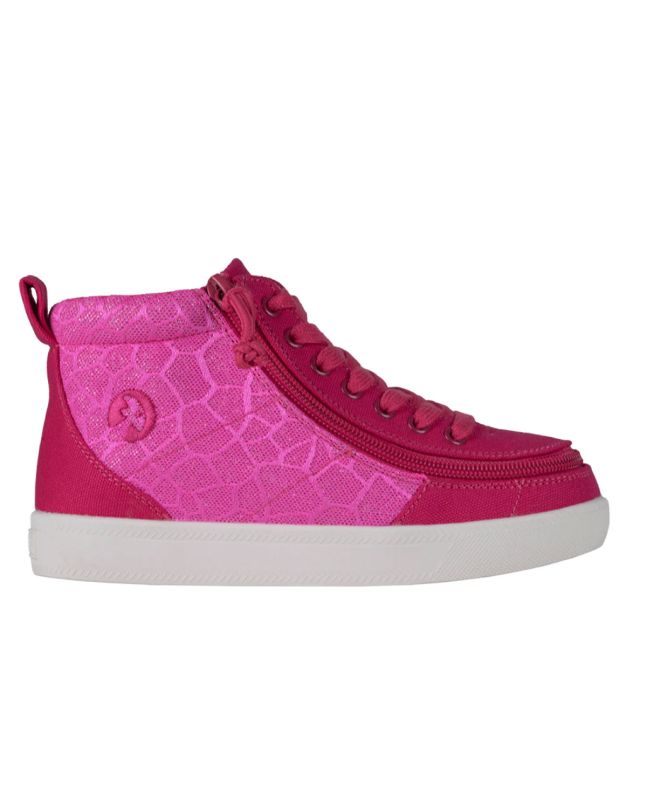 Billy Pink Print Classic D|R's High Top Shoes