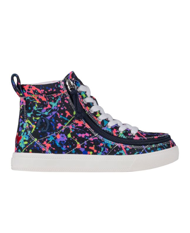 Billy Sasha Splatter Classic Lace High Tops Shoes