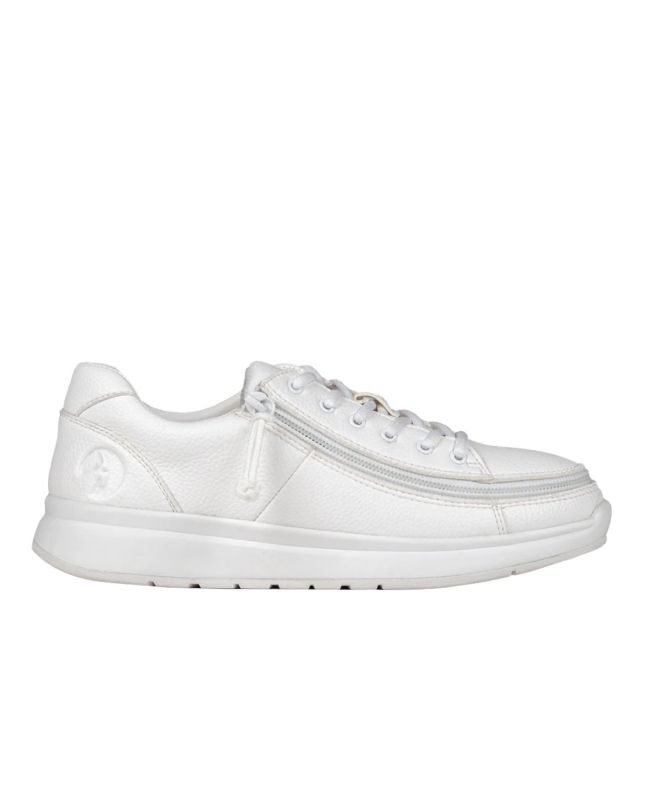 Billy White Classic Lace Low Shoes