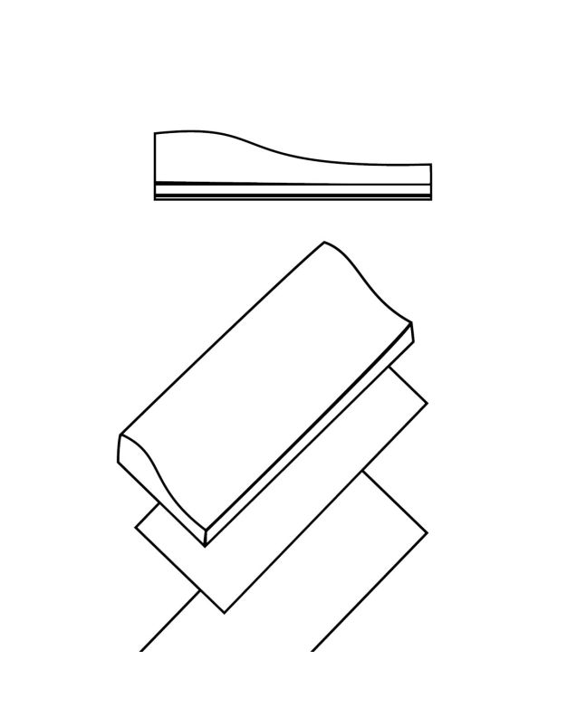 MORENO.care Orthoform Milling Stripe XC35-18